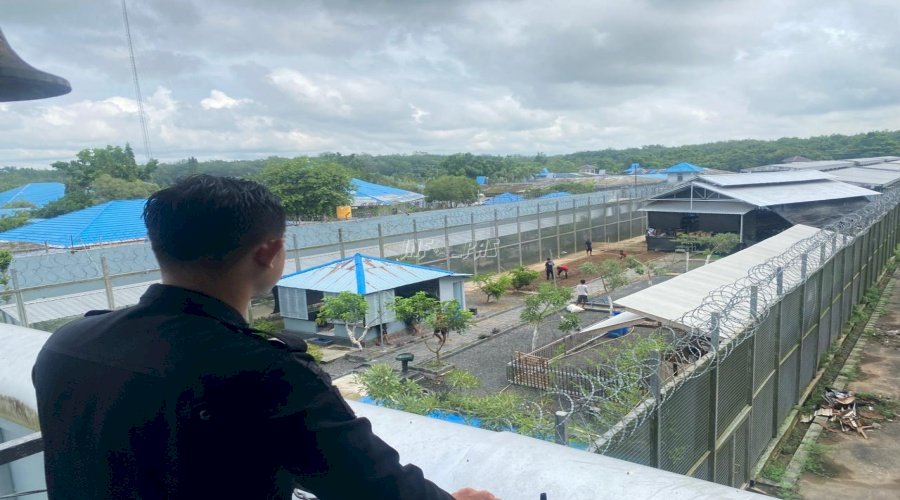 Pengawasan Ketat dari Ketinggian, Lapas Narkotika Karang Intan Perkuat Keamanan lewat Pos Menara Atas