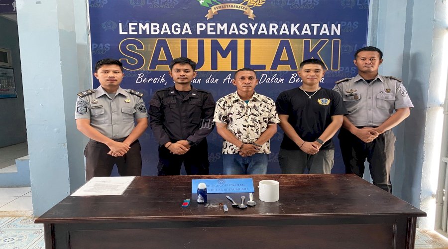 Cegah Gangguan Kamtib, Lapas Saumlaki Laksanakan Penggeledahan Blok Hunian 