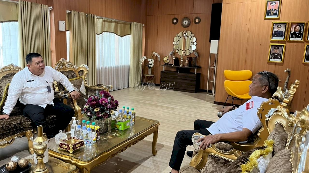 Perkuat Sinergi, Kakanwil Ditjenpas Kaltim Sambangi Kanwil Kemenkum Kaltim