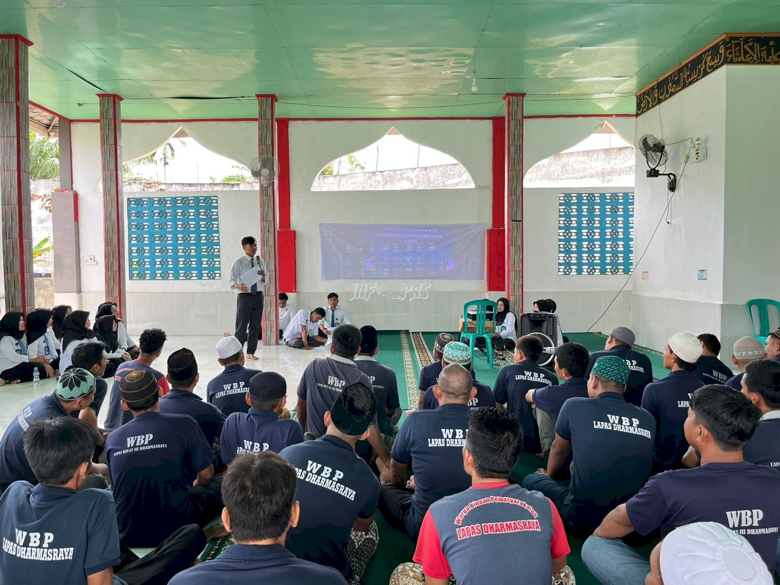 Sosialisasi Stop Napza Lapas Dharmasraya, Perkuat Wawasan Bahaya Narkoba Warga Binaan