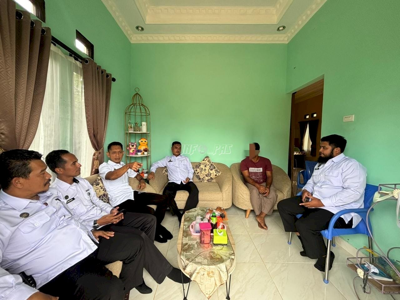 Perkuat Pengawasan, Bapas Tanjungpandan Kunjungi Rumah Klien Pemasyarakatan