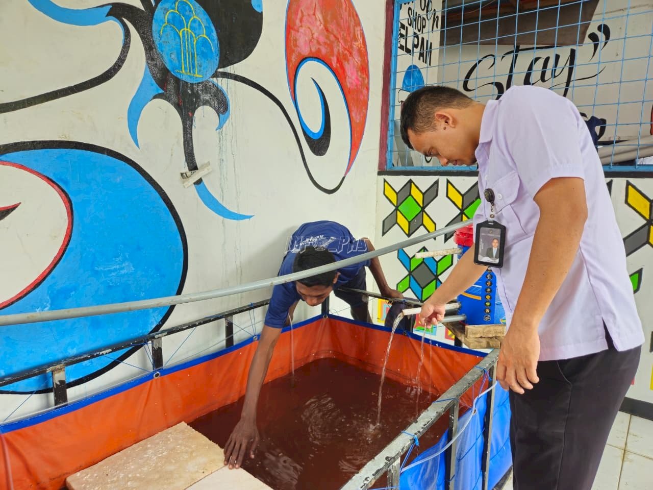 Perkuat Pembinaan, Lapas Ambon Kembangkan Budidaya Lele Sistem Bioflok