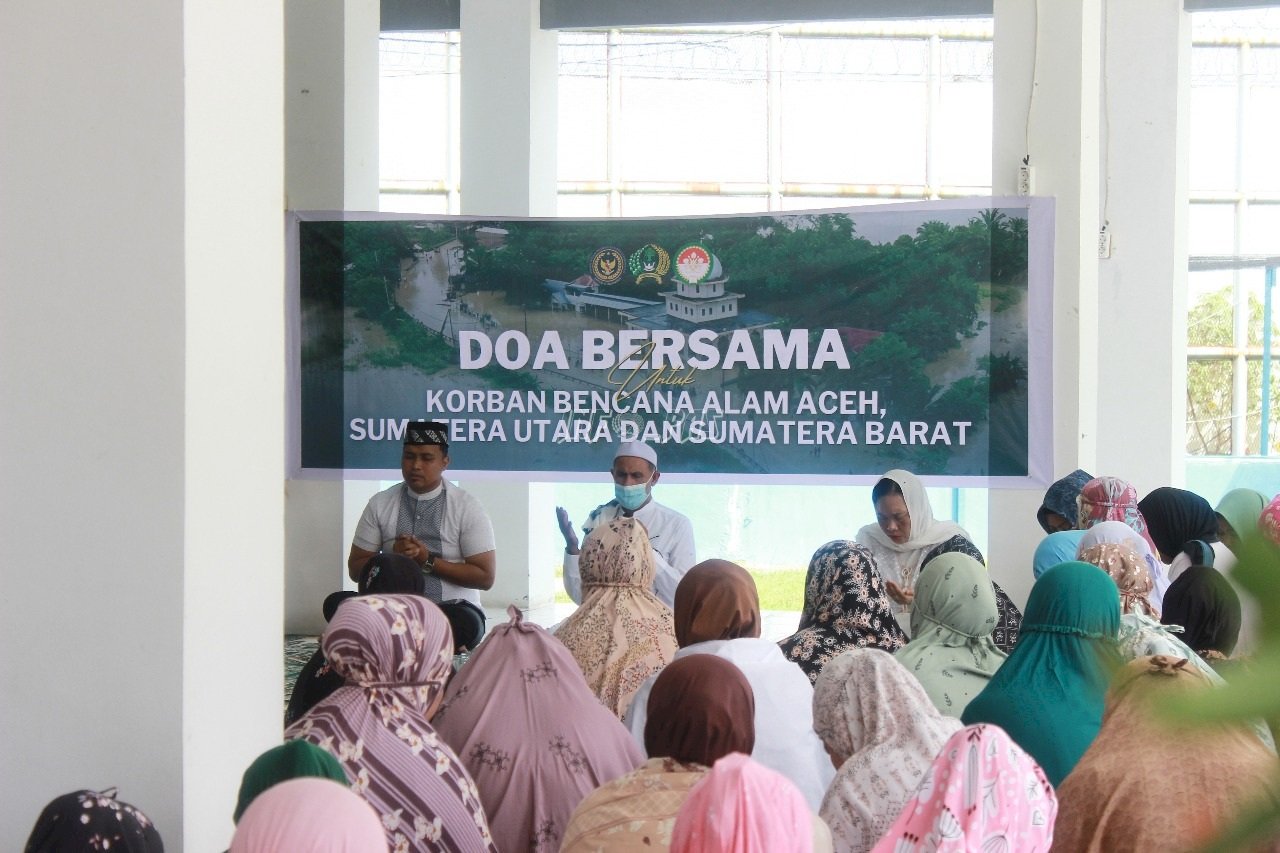 Lapas Perempuan Palu Gelar Doa Bersama untuk Korban Bencana Sumatera