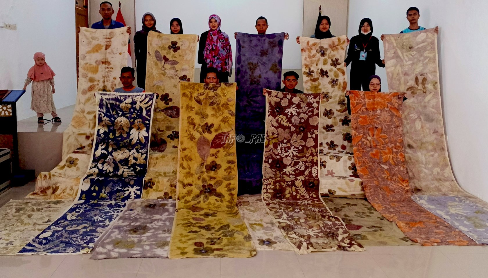 Back to Nature, Kreativitas Warga Binaan Lapas Cilacap Muncul lewat Batik Ecoprint