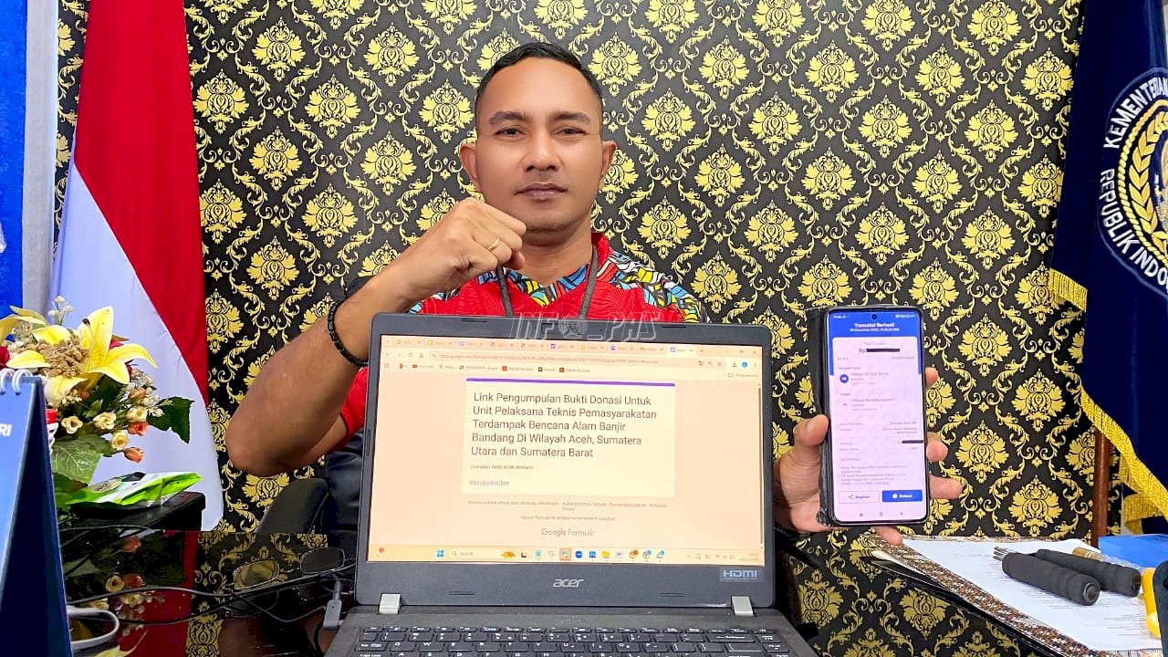 Lapas Wahai Salurkan Donasi untuk Korban Banjir Bandang Sumatera