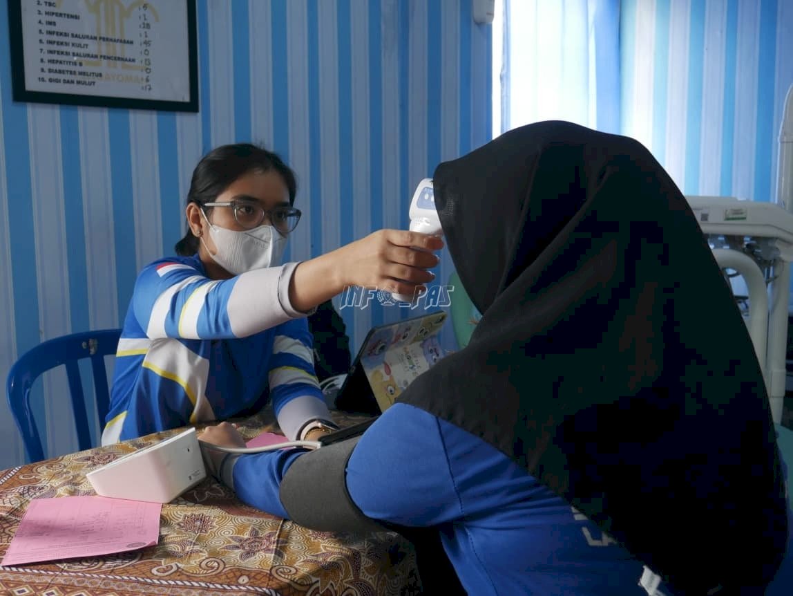 Lapas Perempuan Martapura Tingkatkan Layanan Kesehatan Lewat Pemeriksaan Rutin Warga Binaan