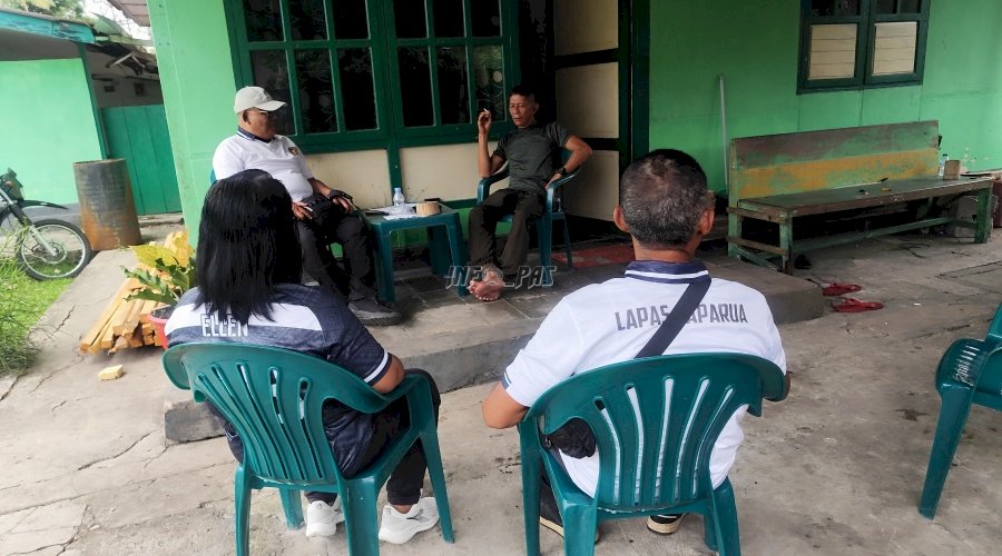 Lapas Saparua dan Koramil 1504-03/Saparua Bahas Pengamanan Natal dan Tahun Baru