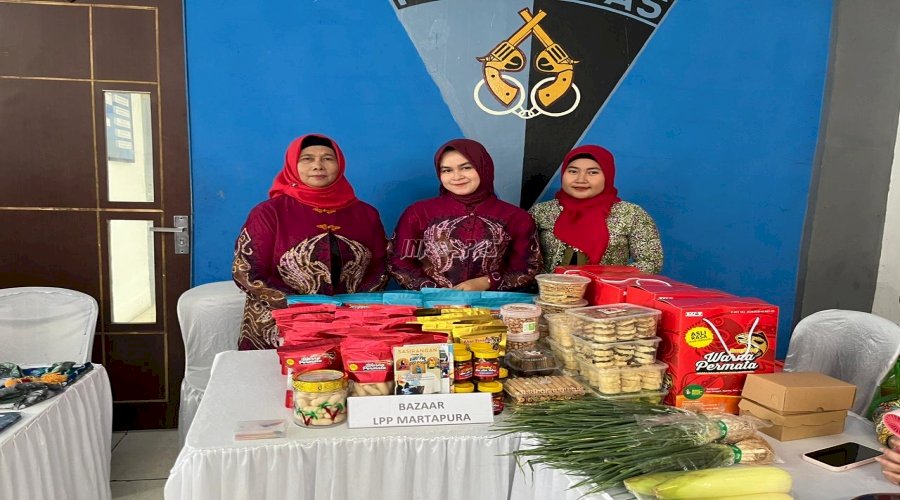 Lapas Perempuan Martapura Pamer Produk Warga Binaan di Bazar Produk Unggulan 