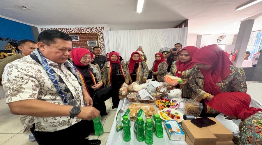 Lapas Narkotika Karang Intan Tampilkan Produk Unggulan di Bazar Pengukuhan PIPAS 