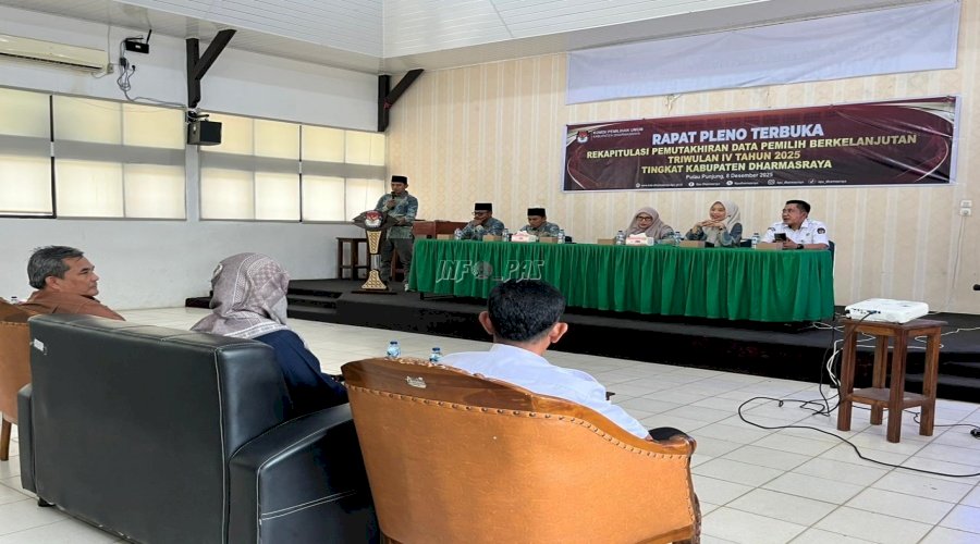 Lapas Dharmasraya Wujudkan Data Pemilih Akurat lewat Pleno PDPB Triwulan IV