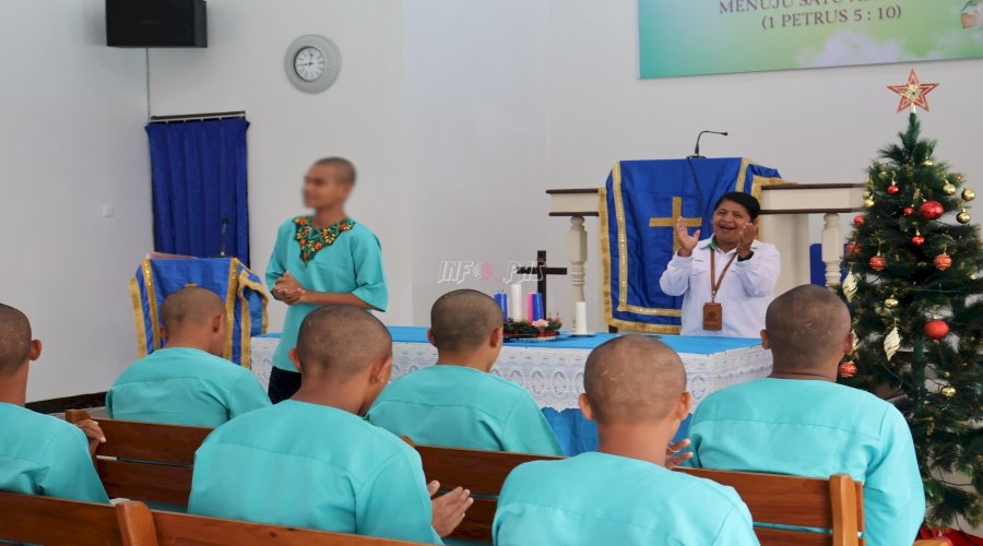 LPKA Ambon Perkuat Rohani Anak Binaan lewat Ibadah Interaktif