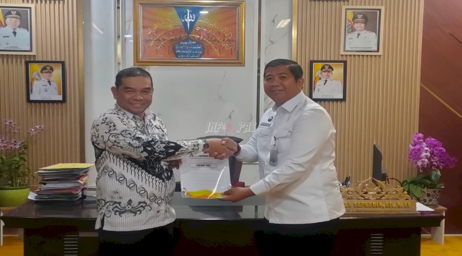 Kalapas Kotabaru Wakili Kakanwil Ditjenpas Kalsel pada Serah Terima Pinjam Pakai Gedung Bapas Kotabaru