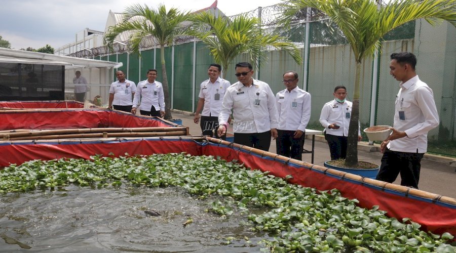 Lapas Cibinong Berbagi Strategi Ketahanan Pangan dan Pengolahan Sampah Organik dengan Lapas Narkotika Gunung Sindur 