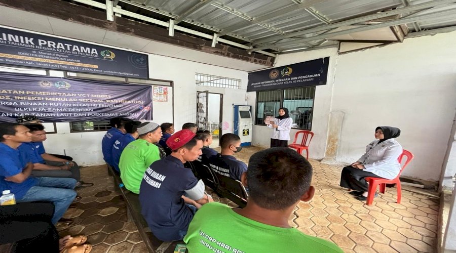 Tingkatkan Kewaspadaan Warga Binaan, Rutan Pelaihari Gelar Penyuluhan DBD 