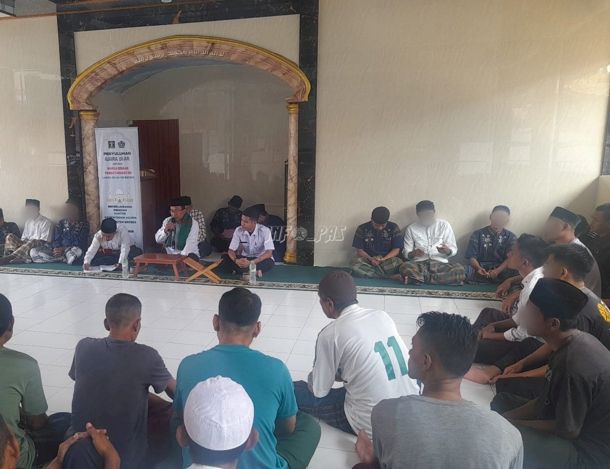 Gandeng Kemenag, Lapas Brebes Gelar Penyuluhan Agama bagi 59 Warga Binaan