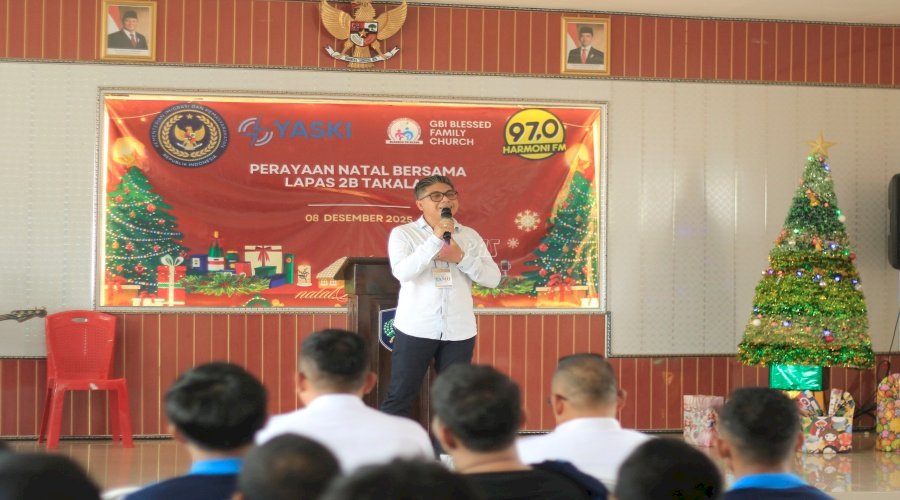 Lewat Perayaan Natal, Lapas Takalar Perkuat Mental Spiritual Warga Binaan