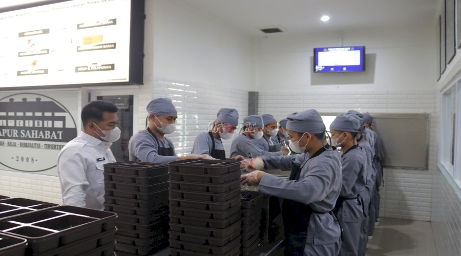 Sajian Bergizi dan Higienis dari Dapur Sahabat, Salah Satu Kunci Keberhasilan Pembinaan Warga Binaan Lapas Cibinong