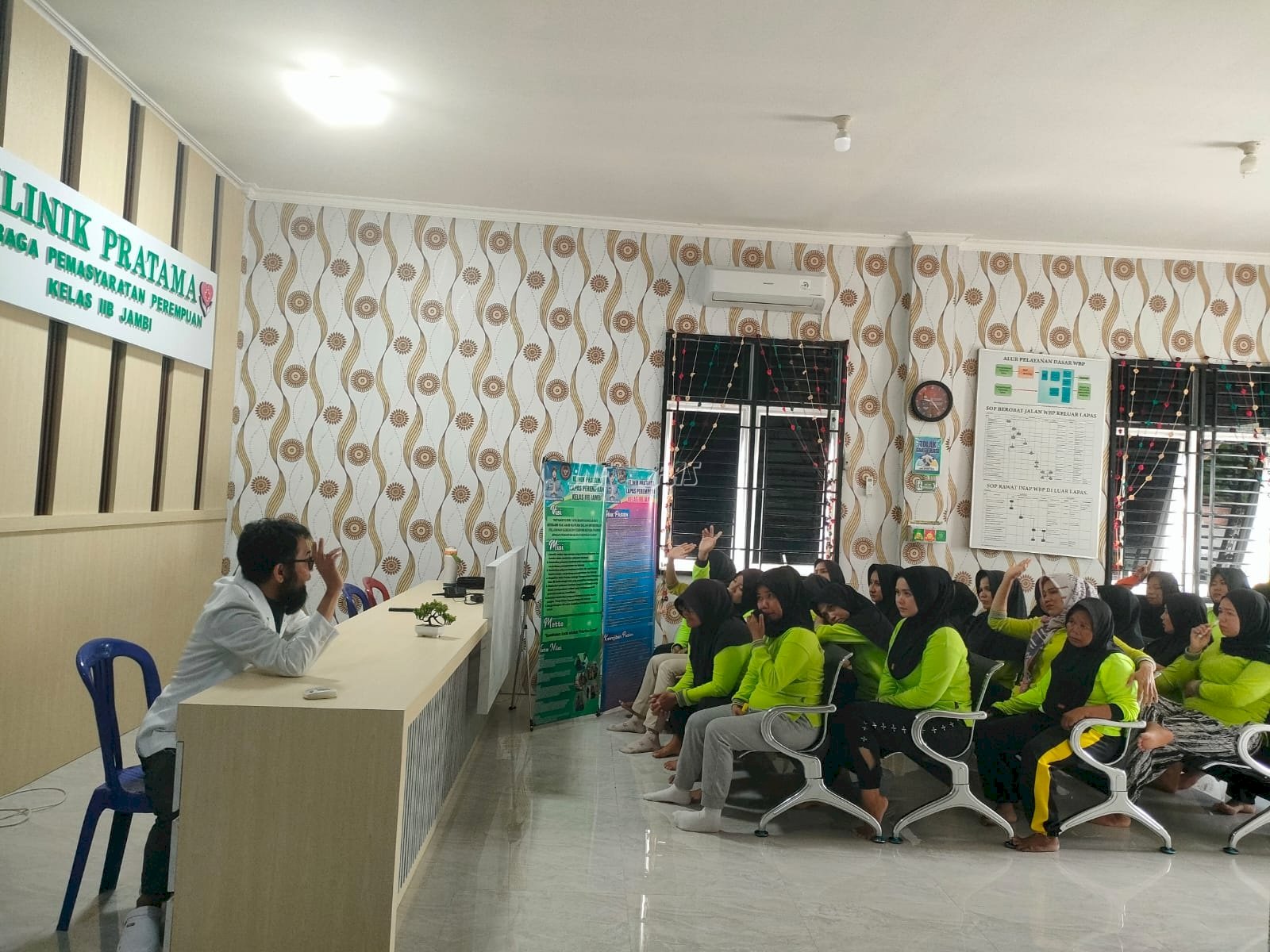 Pastikan Kesehatan Warga Binaan, Lapas Perempuan Jambi Laksanakan Pemeriksaan Berkala