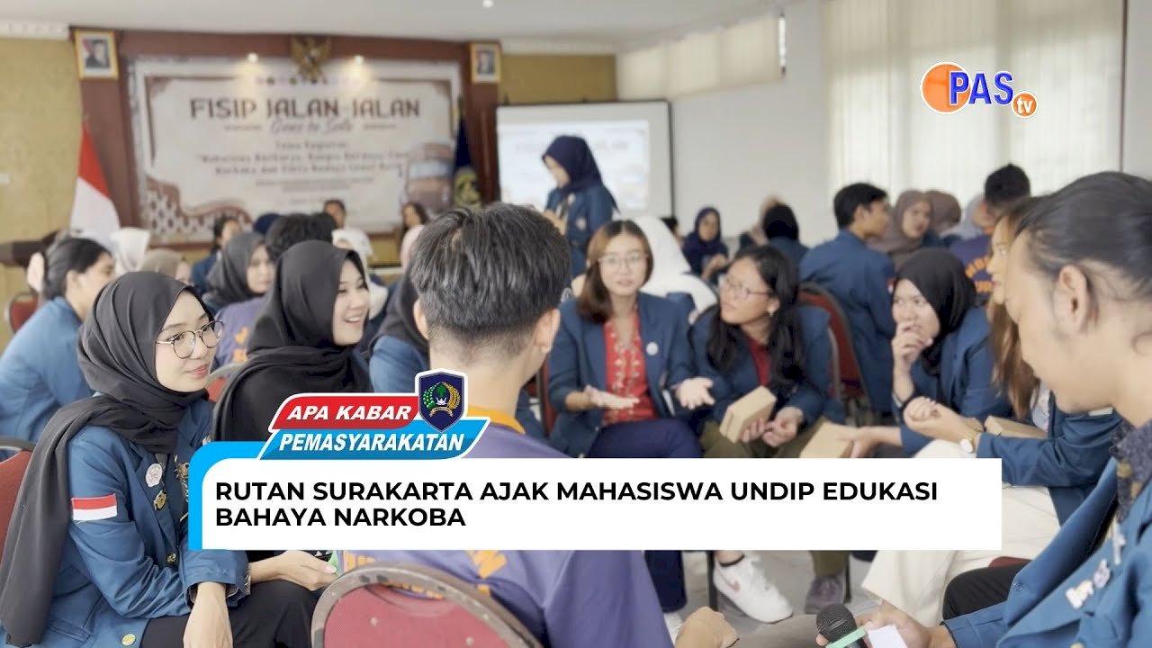  Rutan Surakarta Ajak Mahasiswa Undip Edukasi Bahaya Narkoba