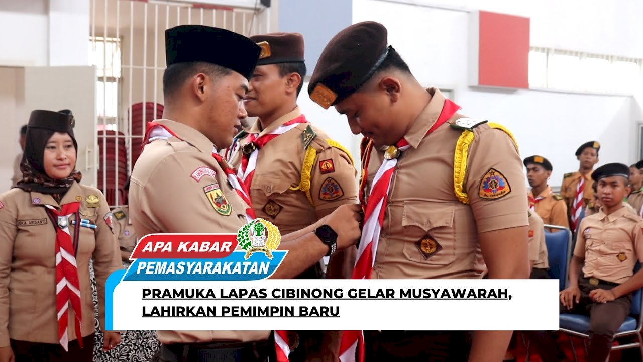 Pramuka Lapas Cibinong gelar Musyawarah Ambalan Gugus Depan (Gudep) Pramuka 19-399/19-400.