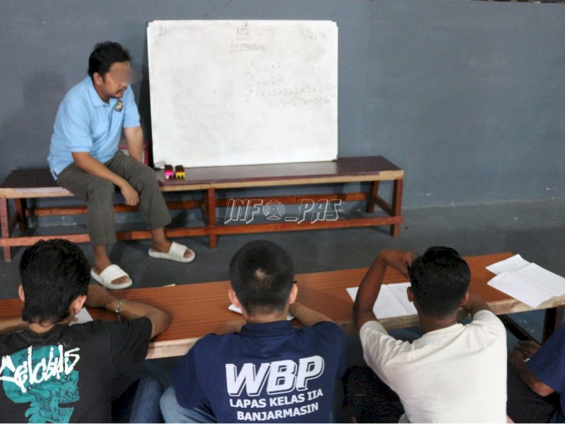 Kejar Paket B Lapas Banjarmasin, Pendidikan Tumbuhkan Harapan Warga Binaan