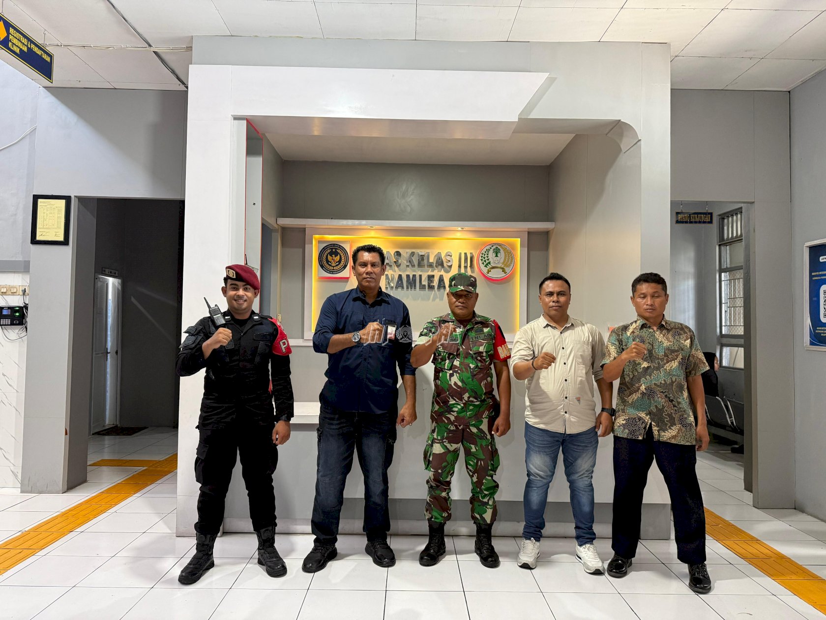 Lapas Namlea Gandeng Babinsa Jikumerasa Jaga Stabilitas Jelang Nataru