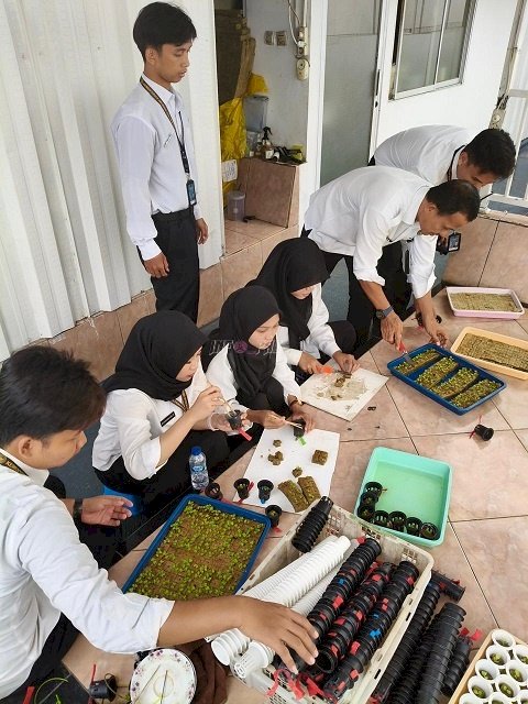 Peserta Magang Optimalkan Pertanian di Lahan Sempit Lapas Kelas I Tangerang