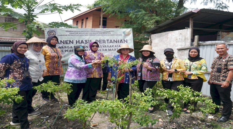 SAE Lapas Perempuan Martapura Kembali Panen, Bukti Pembinaan Berjalan Efektif