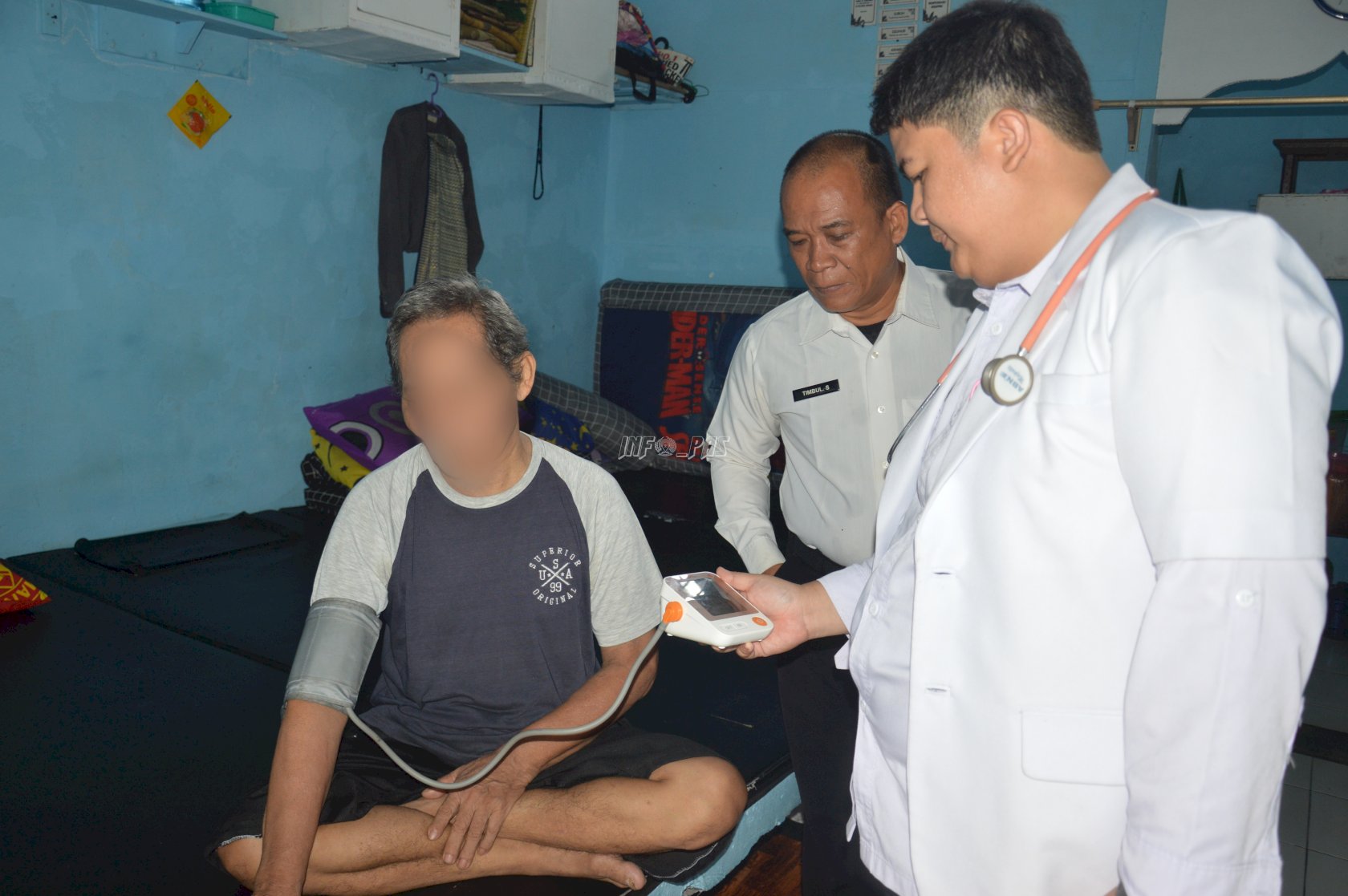 Pantau CLBK, Kalapas Narkotika Muara Sabak Tegaskan Komitmen Jaga Kesehatan Warga Binaan