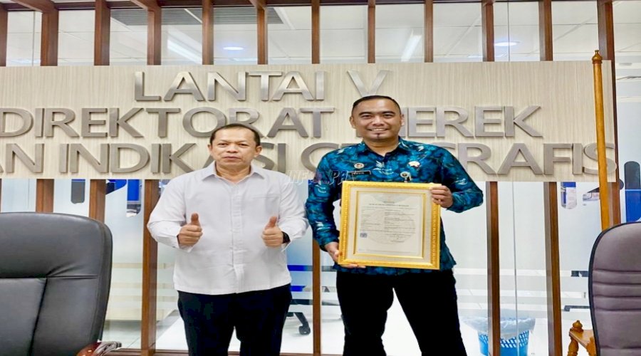 Bapas Tanjungpandan Terima Sertifikat Hak Cipta Maskot “Si Landuk” dari DJKI