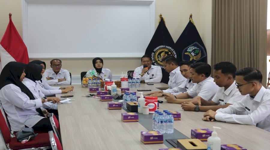 Lapas Cibinong Berbagi Praktik Baik Pembangunan ZI dengan Lapas Perempuan Bengkulu