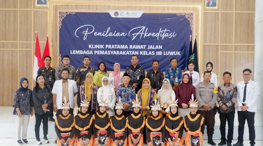 Pembukaan Akreditasi Klinik Lapas Luwuk, Awal Penguatan Mutu Layanan Kesehatan