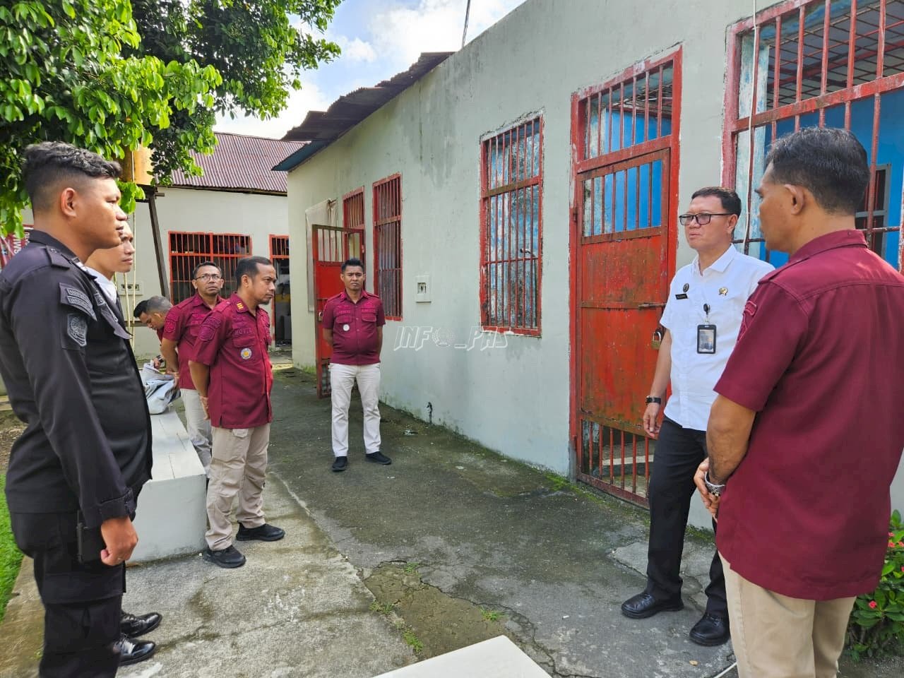 Kontrol Area Hunian, Kalapas Ambon Pastikan Lingkungan Layak Huni