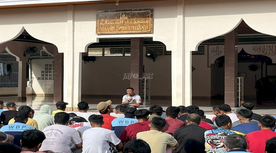 Kalapas Tolitoli Ajak Warga Binaan Bekerja Sama Jaga Stabilitas Kamtib