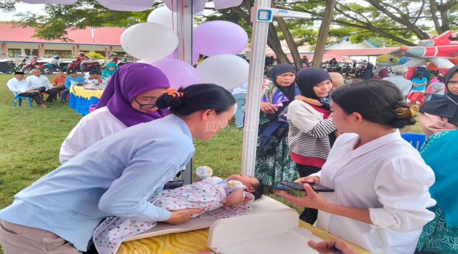 Lapas Perempuan Palu Wujudkan Hak Kesehatan Balita melalui Posyandu