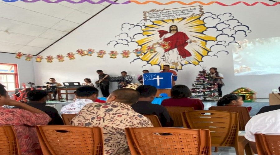 Penuh Sukacita, Lapas Namlea Rayakan Natal bersama GBI Abbalove