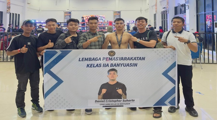 CASN Lapas Banyuasin Raih Juara I Kick Boxing di Ajang Sriwijaya Fight