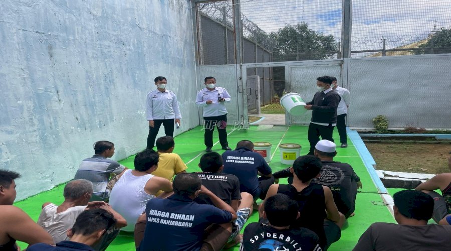Lapas Banjarbaru Perkuat Kesadaran Lingkungan melalui Sosialisasi Pengelolaan Sampah kepada Warga Binaan