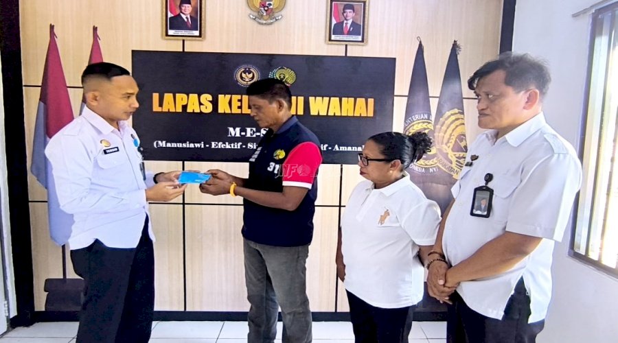 Langkah Baru Harapan Baru, Eks Warga Binaan Lapas Wahai Pulang Bawa Buku Tabungan