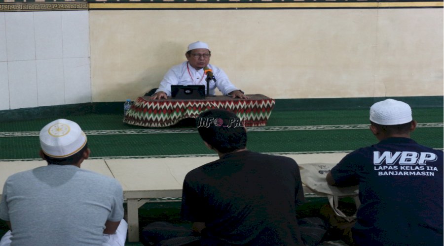 Lapas Banjamasin Perkuat Pembinaan Spiritual Warga Binaan melalui Siraman Rohani dari Kemenag Kota Banjarmasin