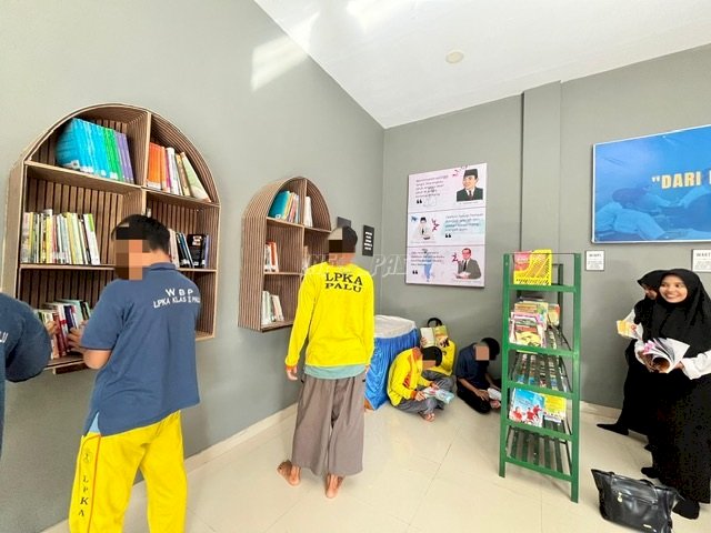 Membaca untuk Merdeka, Literasi Ubah Wajah Pembinaan di LPKA Palu