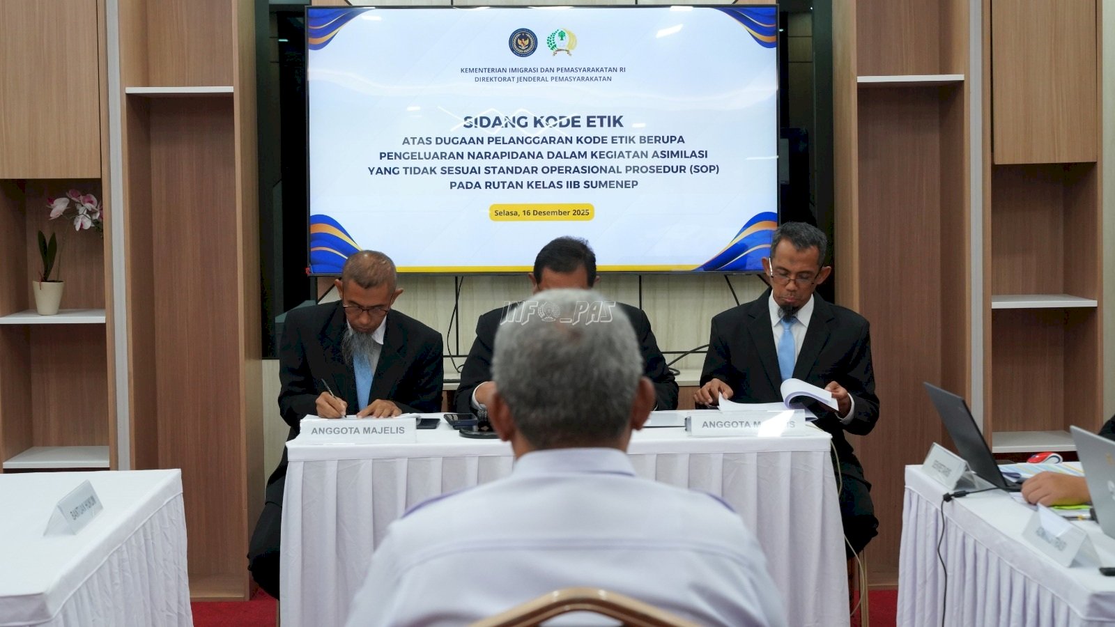 Sidang Kode Etik Kembali Digelar, Ditjenpas Tindak Dugaan Pelanggaran Asimilasi di Rutan Sumenep