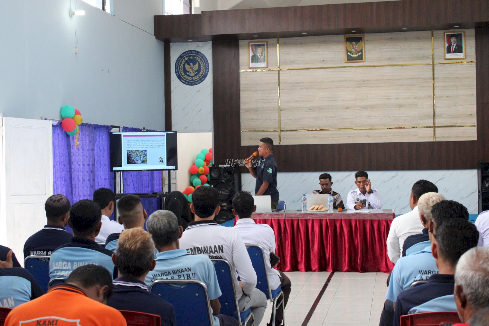 Lapas Piru–Dinkes SBB, Kolaborasi Bekali Pegawai dan Warga Binaan Skill Pengolahan Sampah