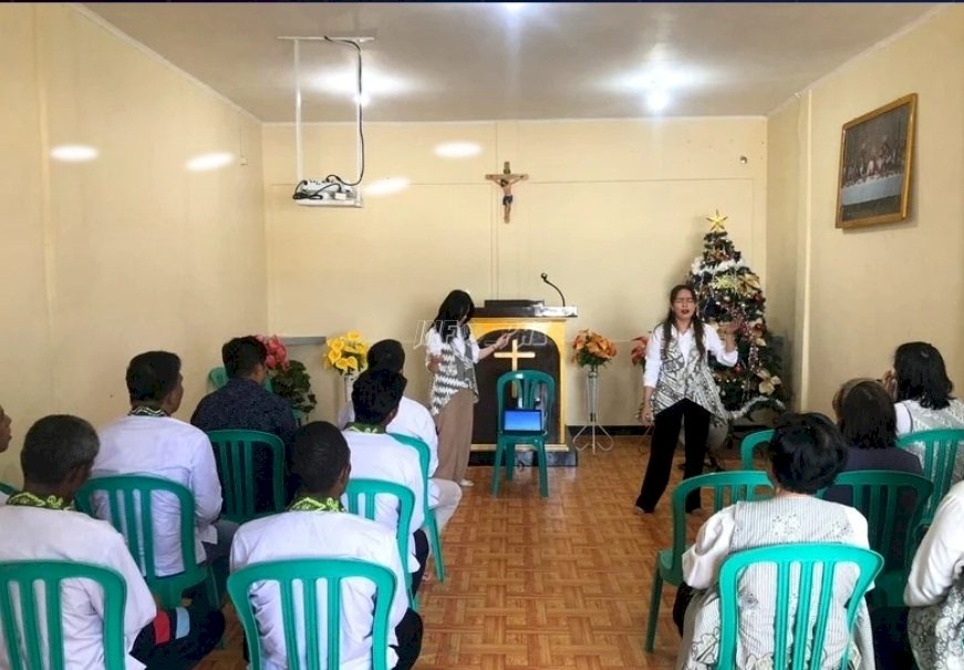 Ibadah Natal 2025, Lapas Kotabaru Hadirkan Penguatan Iman bagi Warga Binaan