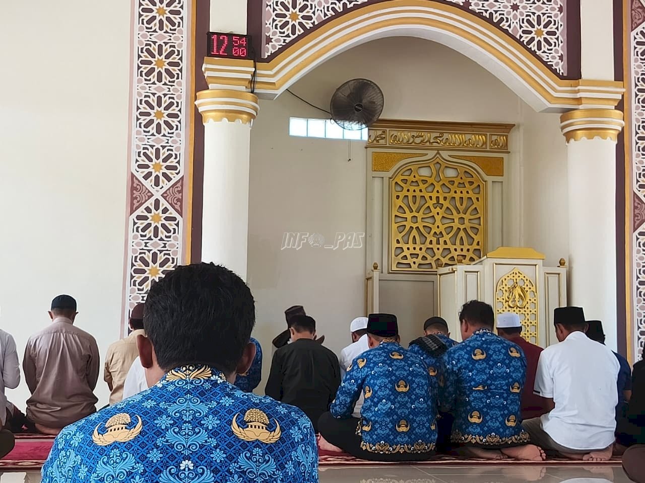 Lapas Wahai Bangun Kedekatan dengan Masyarakat lewat Salat Jumat Perdana Masjid Baru