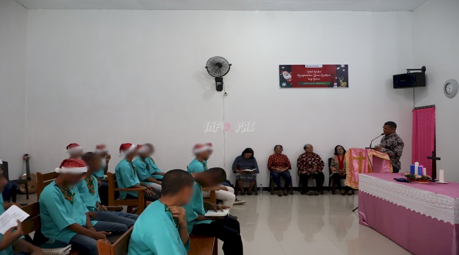 Natal Bersama LPKA Ambon dan GBI Petra Air Salobar, Perkuat Kasih dan Harapan Anak Binaan