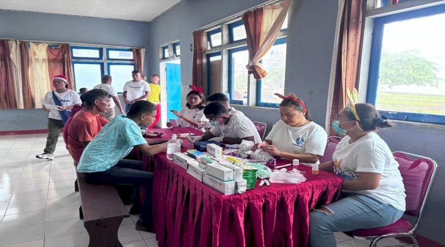 Lapas Saumlaki Gandeng GAMKI Gelar Pemeriksaan Kesehatan Gratis bagi Warga Binaan