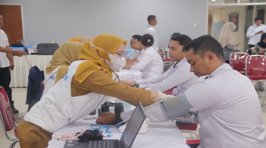 Perkuat SDM Sehat dan Profesional, CKG di Lapas Cipinang Tuai Apresiasi Kakanwil DK Jakarta