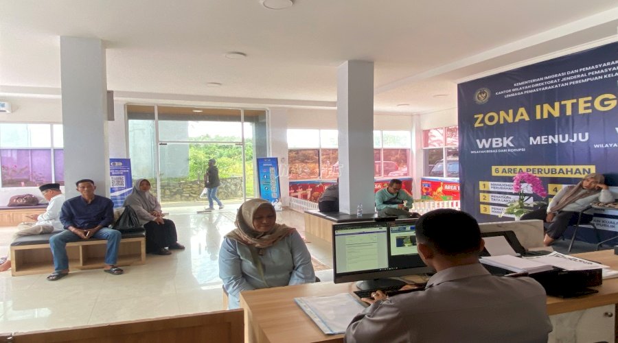 Pengunjung Lapas Perempuan Jambi Meningkat Jelang Nataru dan Libur Sekolah