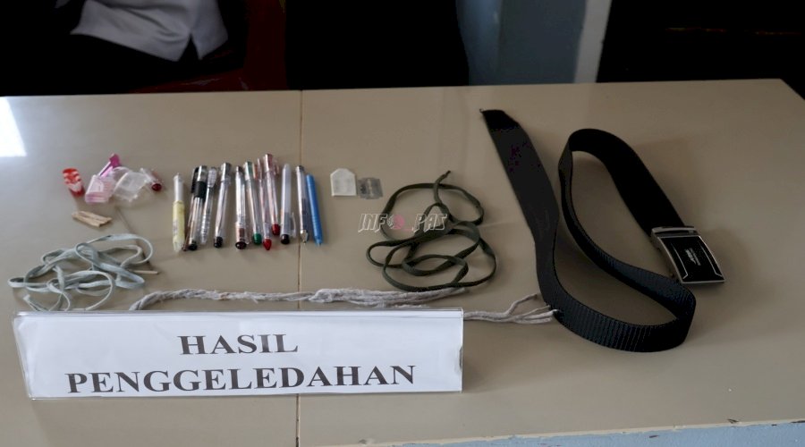 Penggeledahan Rutin LPKA Ambon Pastikan Perayaan Natal Berjalan Aman dan Kondusif